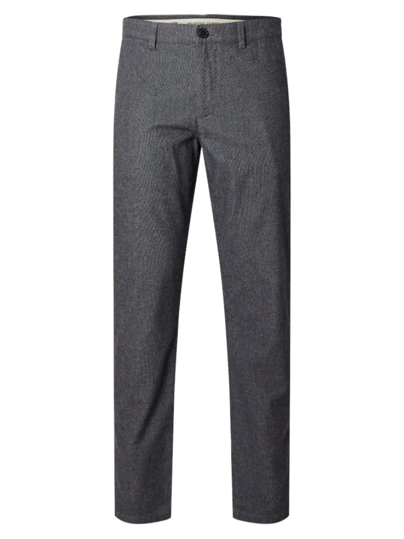 Selected Hosen|Big Boys*SLH175-SLIM MILES BRUSHED PANT W NOOS dark grey