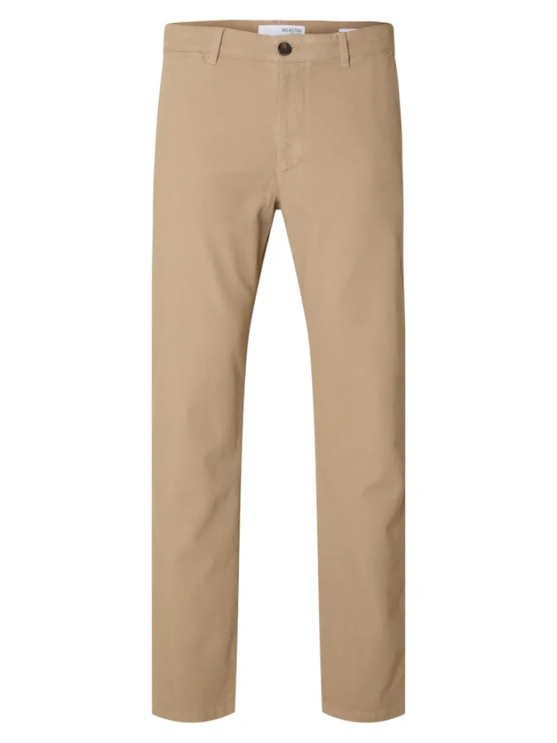 Selected Hosen|Big Boys*SLH175-SLIM MILES STRUC DYED PANT NOOS Pure Cashmere