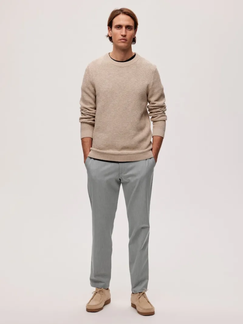 Selected Hosen|Big Boys*SLHSLIM-BEST 175 FLEX PANTS B NOOS Dark Grey Melange