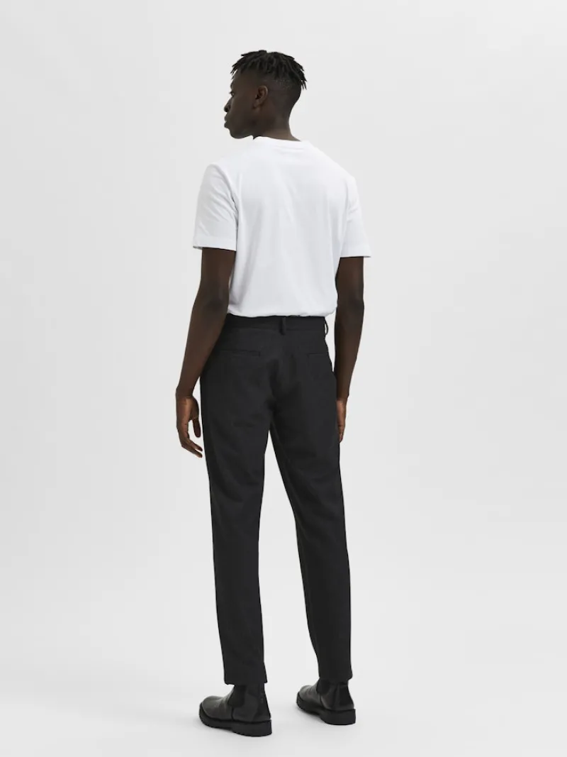 Selected Hosen|Big Boys*SLHSLIM-BEST 175 FLEX PANTS B NOOS Dark Grey Melange