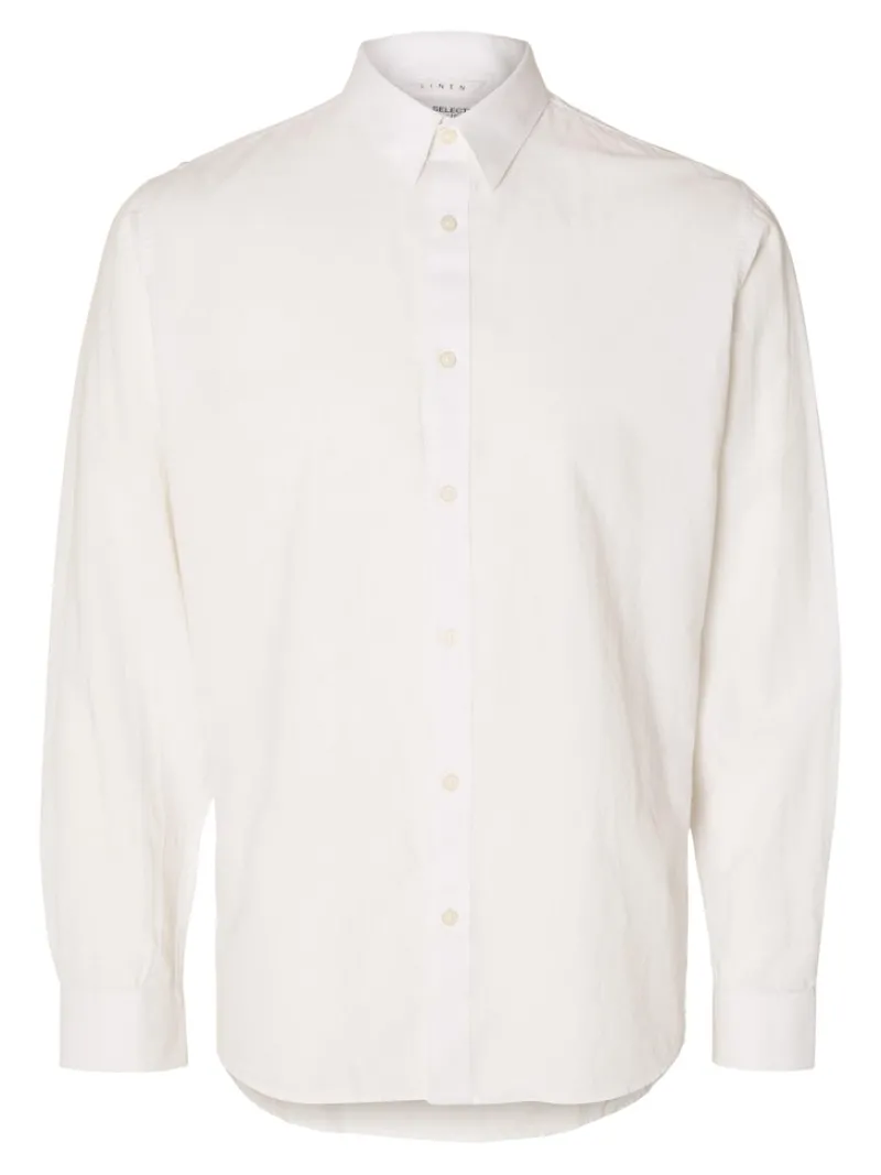 Selected Hemden*SLHSLIM-SUN SHIRT LS NOOS white