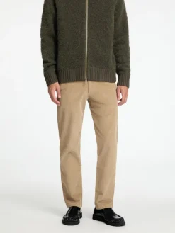 Selected Hosen|Big Boys*SLH196-STRAIGHT MILES CORD PANT W NOOS chinchilla