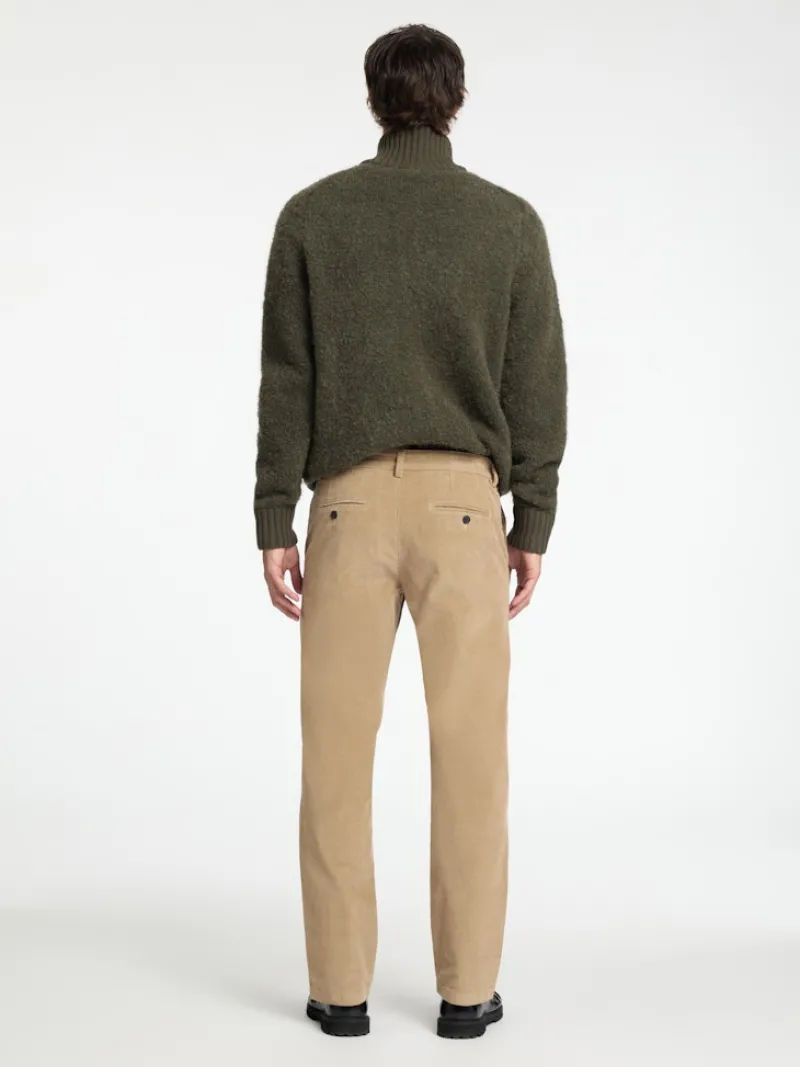 Selected Hosen|Big Boys*SLH196-STRAIGHT MILES CORD PANT W NOOS chinchilla