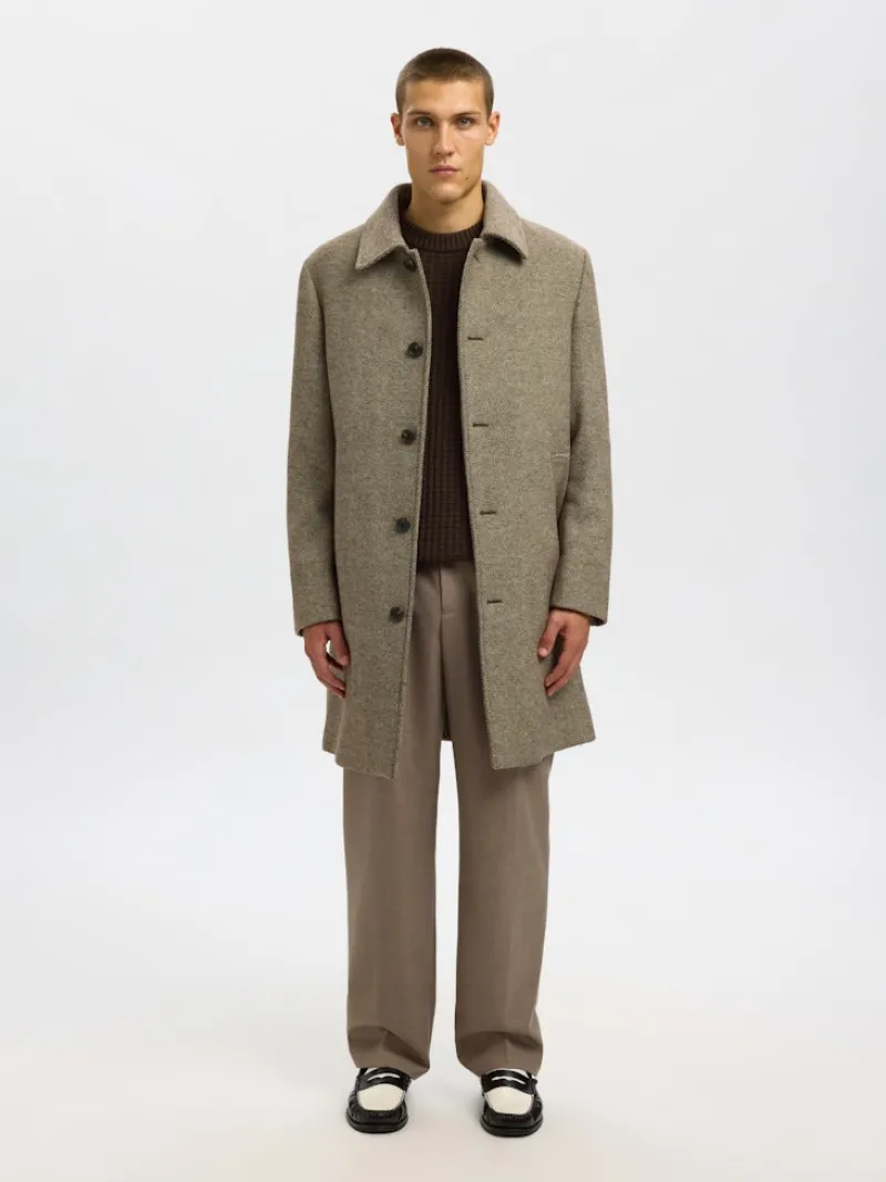 Selected Pullover & Sweatshirts*SLHTOM LS KNIT STRUCTURE CREW NECK Delicioso