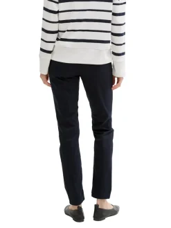 Tom Tailor Hosen*Slim Chino Hose mit Gürtel sky captain blue