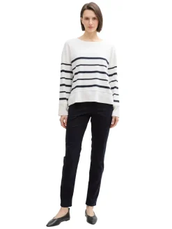 Tom Tailor Hosen*Slim Chino Hose mit Gürtel sky captain blue