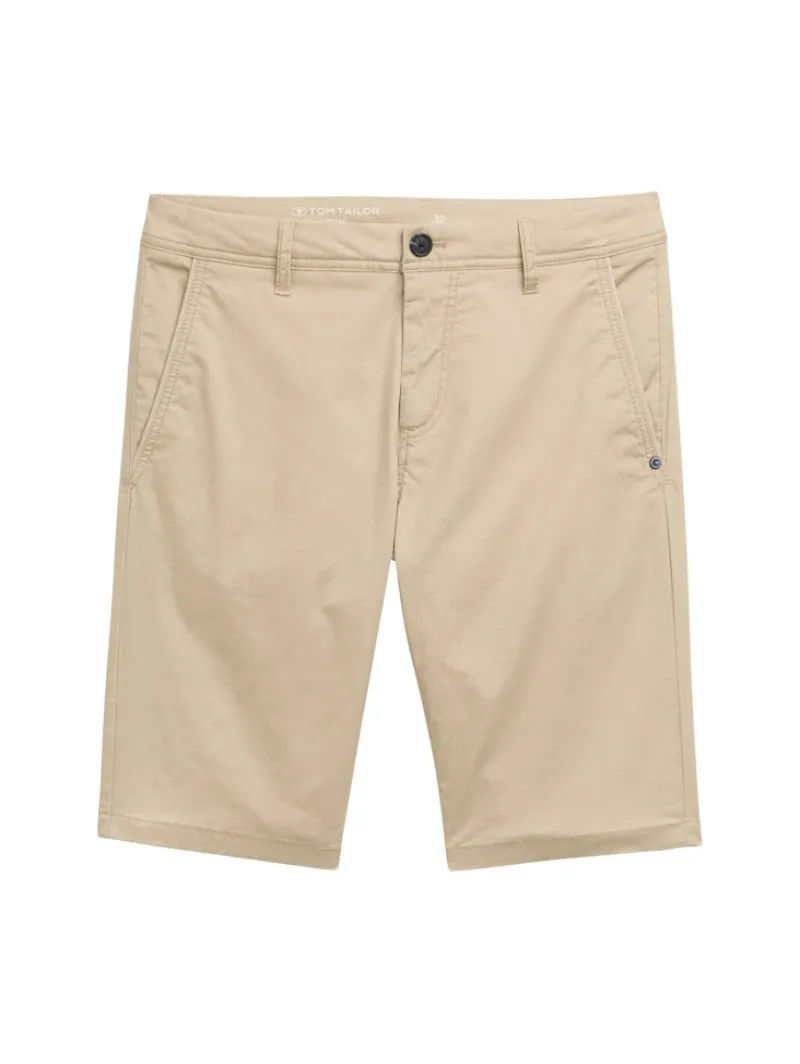 Tom Tailor Shorts|Big Boys*Slim Chino Shorts beige triangle print
