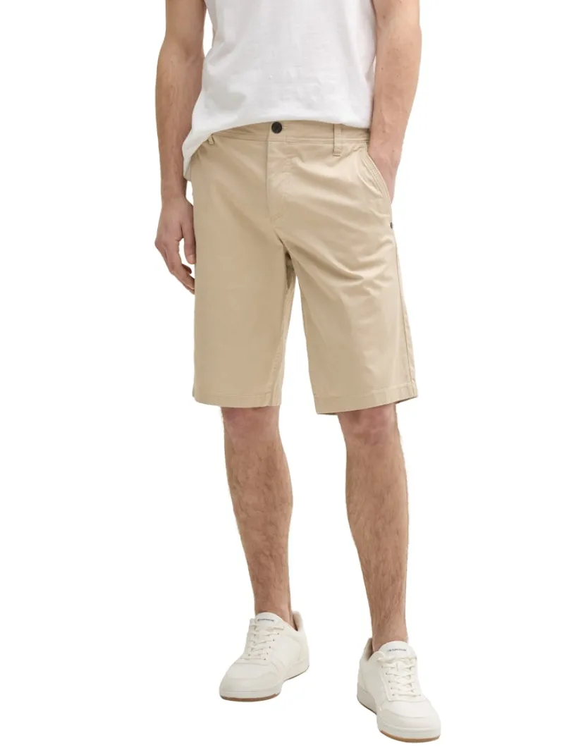 Tom Tailor Shorts|Big Boys*Slim Chino Shorts beige triangle print