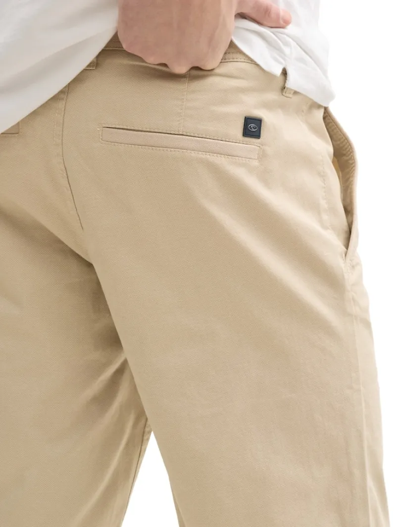 Tom Tailor Shorts|Big Boys*Slim Chino Shorts beige triangle print