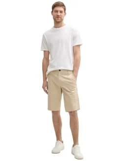 Tom Tailor Shorts|Big Boys*Slim Chino Shorts beige triangle print