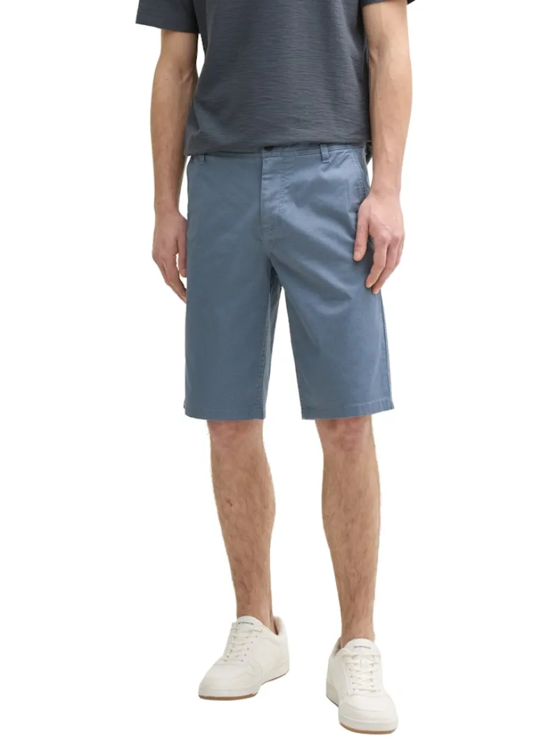 Tom Tailor Shorts|Big Boys*Slim Chino Shorts blue triangle print