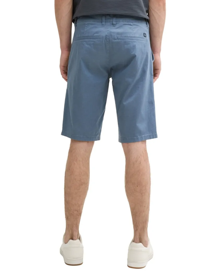 Tom Tailor Shorts|Big Boys*Slim Chino Shorts blue triangle print