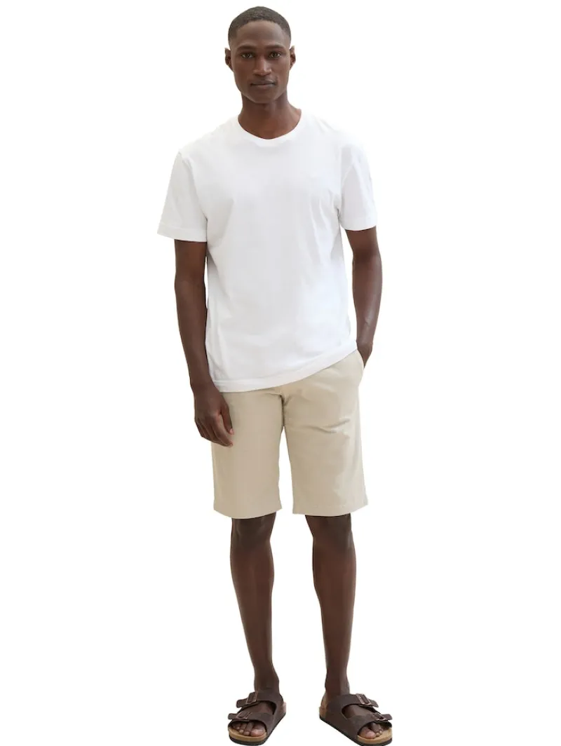 Tom Tailor Shorts|Big Boys*Slim Chinoshorts beige structure print