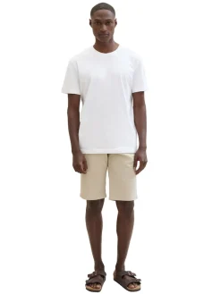 Tom Tailor Shorts|Big Boys*Slim Chinoshorts beige structure print
