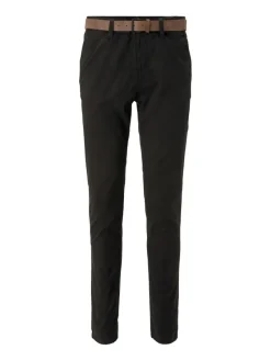 Tom Tailor Denim Hosen*Slim Fit Chino Hose mit Gürtel Black