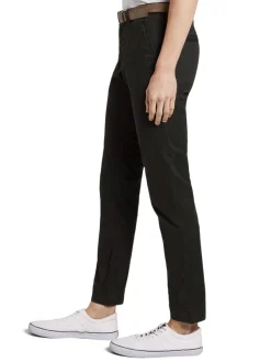 Tom Tailor Denim Hosen*Slim Fit Chino Hose mit Gürtel Black