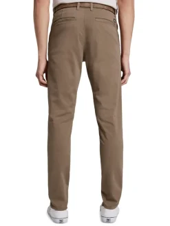 Tom Tailor Denim Hosen*Slim Fit Chino Hose mit Gürtel honey camel beige