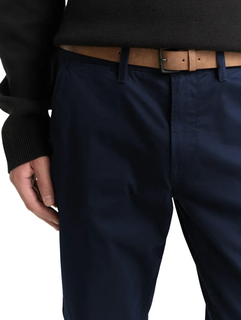 Tom Tailor Denim Hosen*Slim Fit Chino Hose mit Gürtel sky captain blue