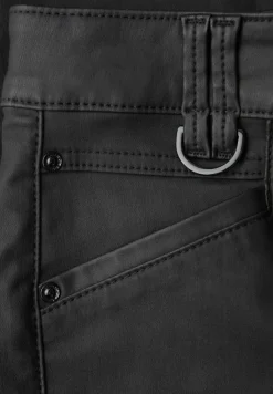 Street One Hosen*Slim Fit Coated Hose Black