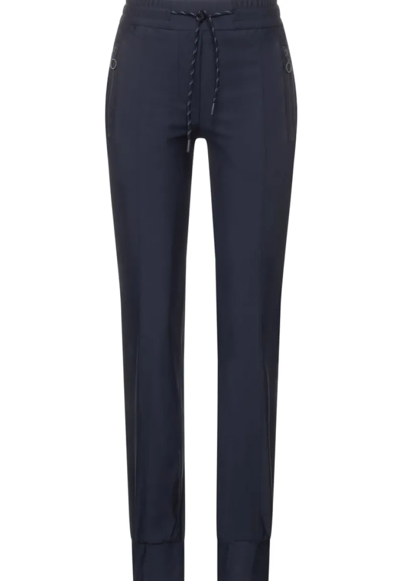 Cecil Hosen*Slim Fit Hose in Inch 30 deep blue