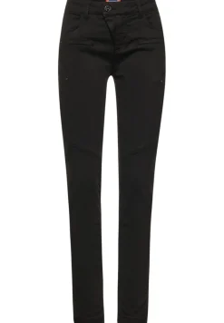 Street One Hosen*Slim Fit Hose in Lyocell Black