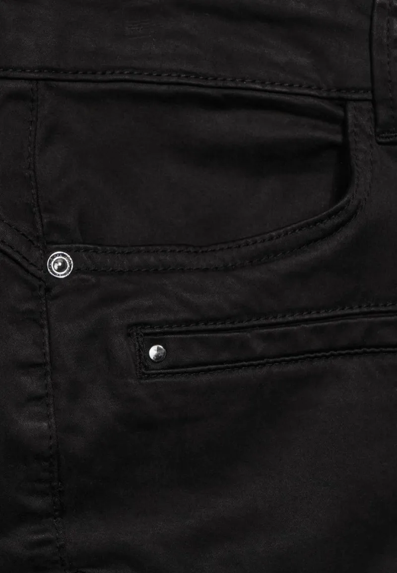 Street One Hosen*Slim Fit Hose in Lyocell Black