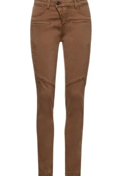Street One Hosen*Slim Fit Hose in Lyocell soft toffee