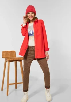 Street One Hosen*Slim Fit Hose in Lyocell soft toffee