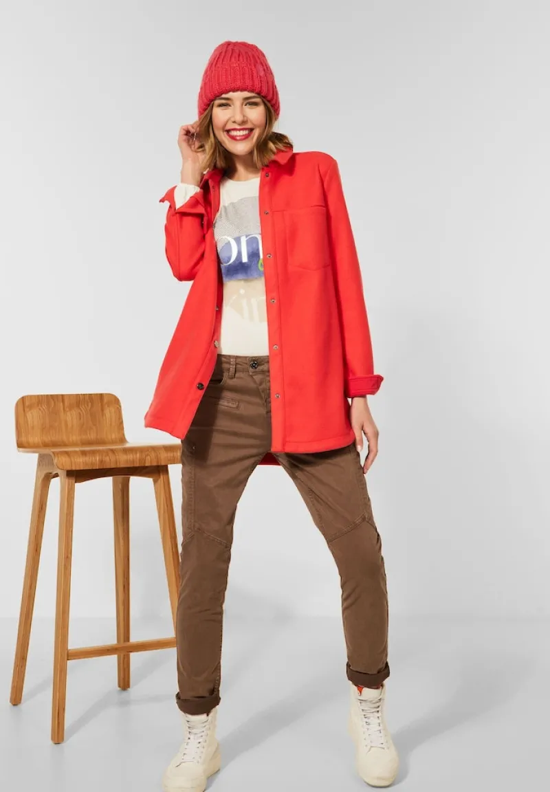 Street One Hosen*Slim Fit Hose in Lyocell soft toffee