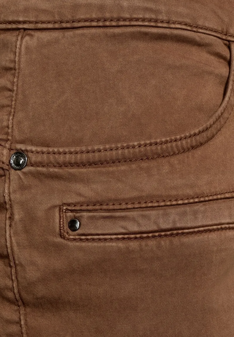 Street One Hosen*Slim Fit Hose in Lyocell soft toffee