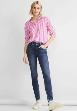 Street One Jeans*Slim Fit indigo Jeans brilliant indigo random wash