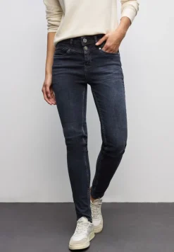 Street One Jeans*Slim Fit Jeans blue black washed