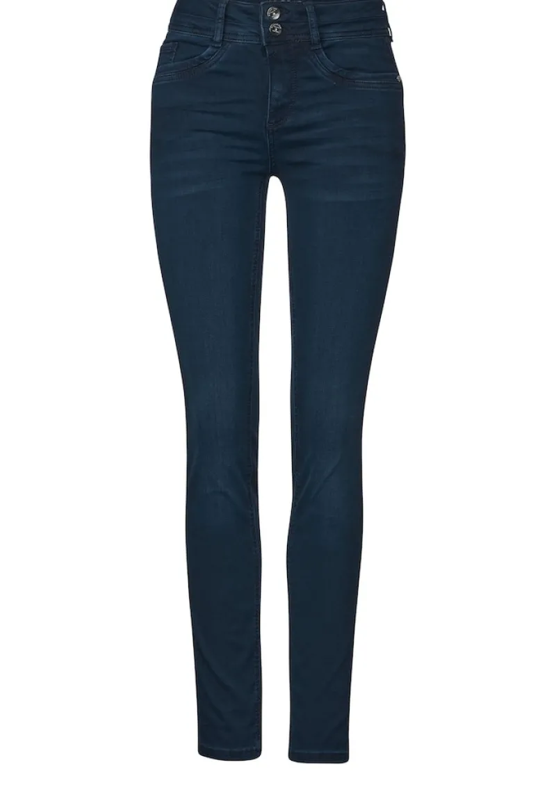 Street One Hosen*Slim Fit Jeans clean dark blue used