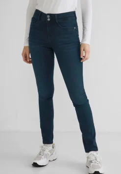 Street One Hosen*Slim Fit Jeans clean dark blue used