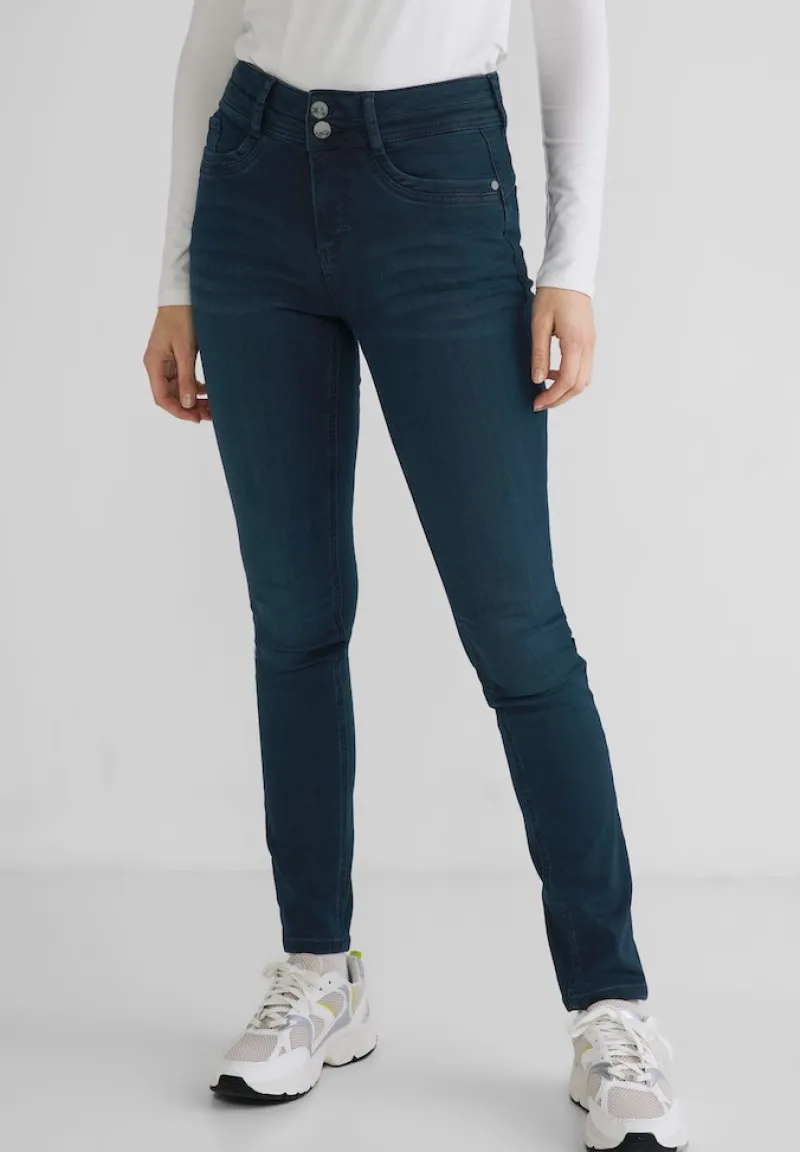 Street One Hosen*Slim Fit Jeans clean dark blue used