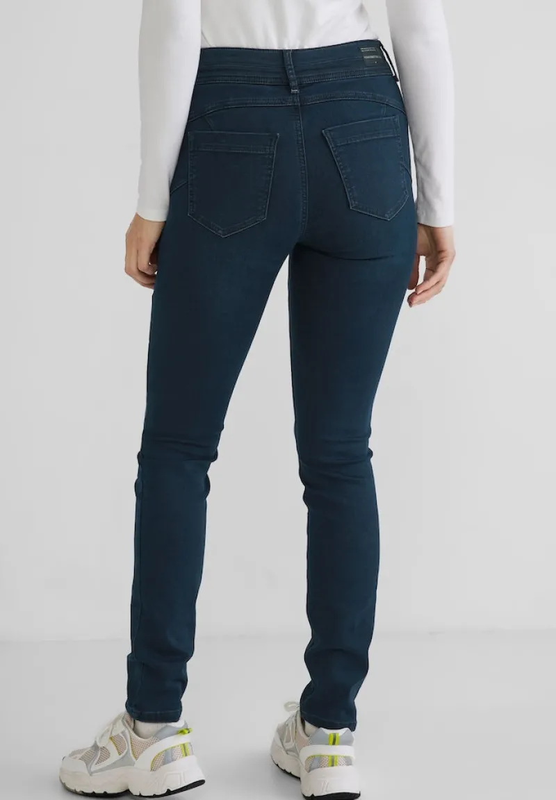 Street One Hosen*Slim Fit Jeans clean dark blue used