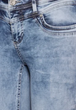 Street One Jeans*Slim Fit Jeans light blue random wash