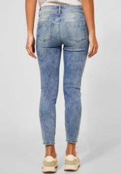 Street One Jeans*Slim Fit Jeans light blue random wash