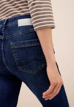 Cecil Jeans*Slim Fit Jeans mid blue used wash