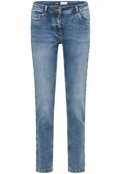 Cecil Jeans*Slim Fit Jeans mit Detail authentic used wash