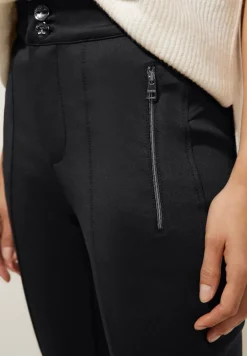 Street One Hosen*Slim Fit Scuba Hose Black