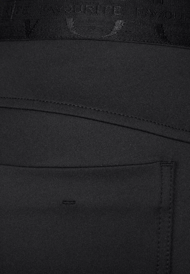 Street One Hosen*Slim Fit Scuba Hose Black