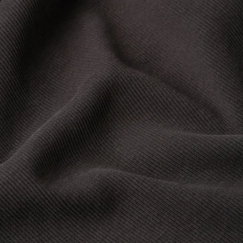 G-star Raw Shirts*Slim rib keyhole r t ls wmn dk black