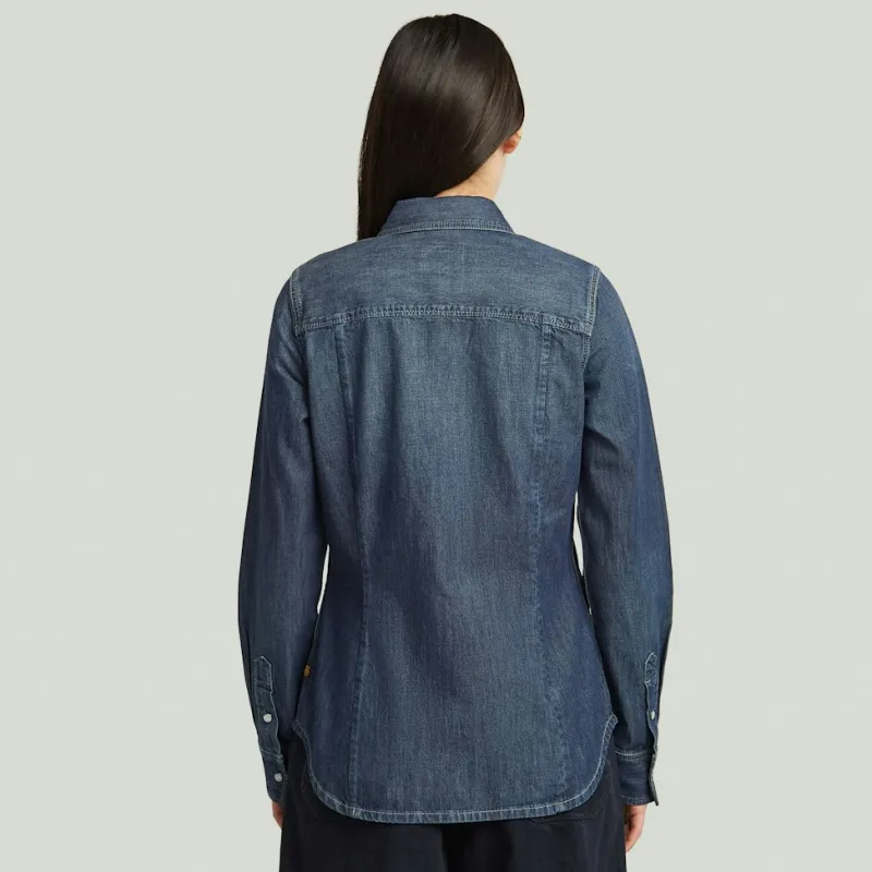 G-star Raw Blusen*Slim western shirt ls wmn antique faded hurricane