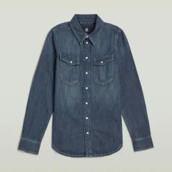 G-star Raw Blusen*Slim western shirt ls wmn antique faded hurricane