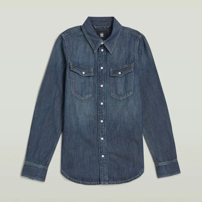G-star Raw Blusen*Slim western shirt ls wmn antique faded hurricane
