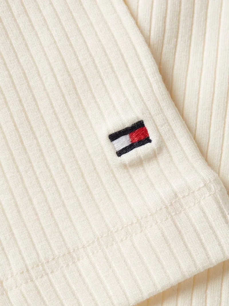 Tommy Hilfiger Shirts*SLIM 5X2 RIB SCOOP-NK LS calico