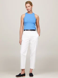 Tommy Hilfiger Shirts*SLIM 5X2 RIB TANK TOP NS blue spell