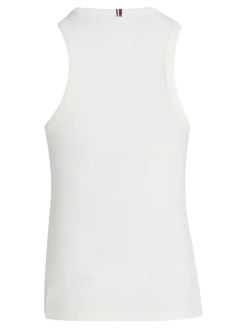 Tommy Hilfiger Shirts*SLIM 5X2 RIB TANK TOP NS ecru