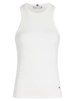 Tommy Hilfiger Shirts*SLIM 5X2 RIB TANK TOP NS ecru